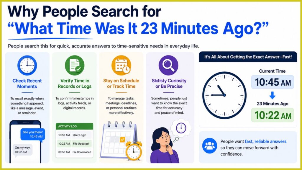 Why People Search for “What Time Was It 23 Minutes Ago?”