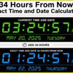 34 Hours From Now: Exact Time and Date Calculation