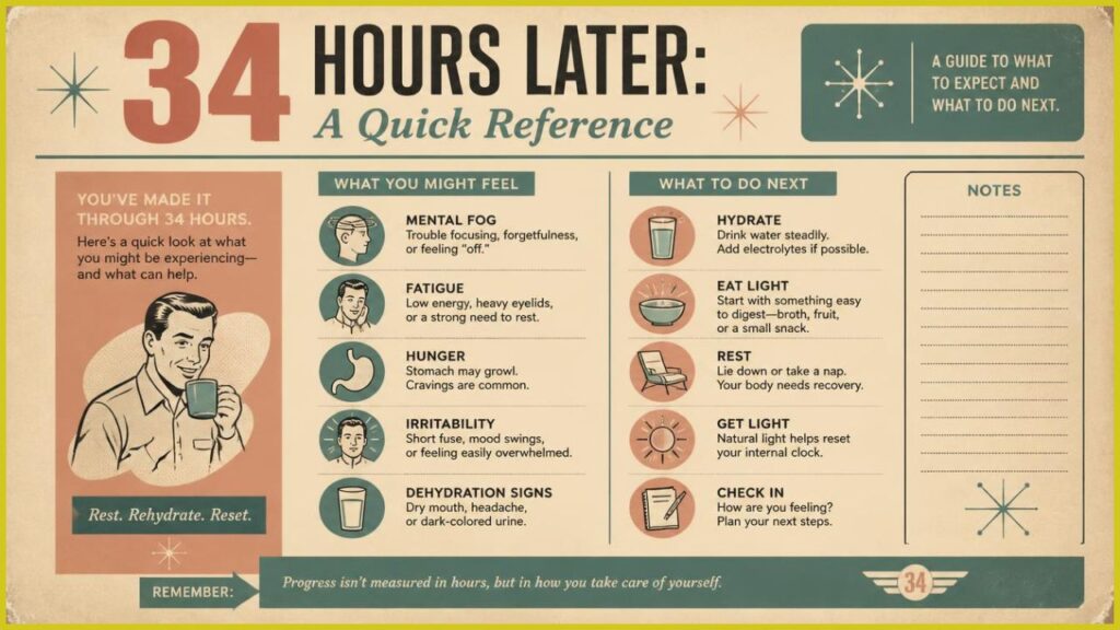 34 Hours Later: A Quick Reference