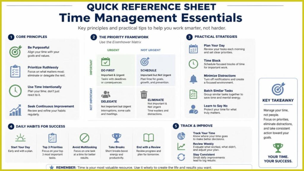 A Quick Reference for the Main Answer