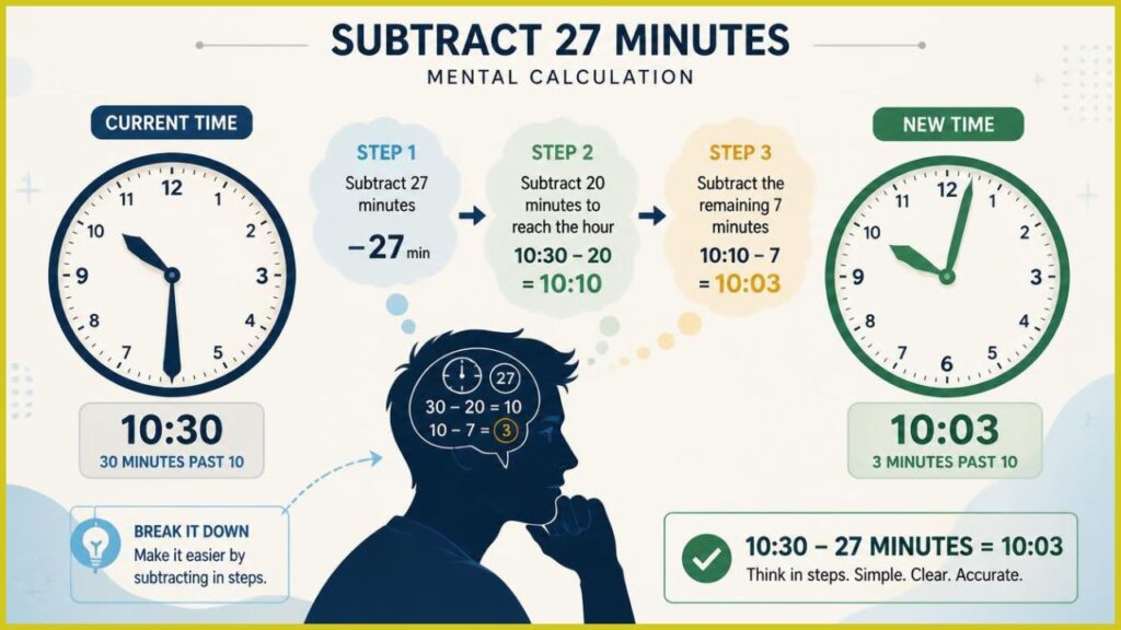 How to Calculate 27 Minutes Ago Without a Calculator