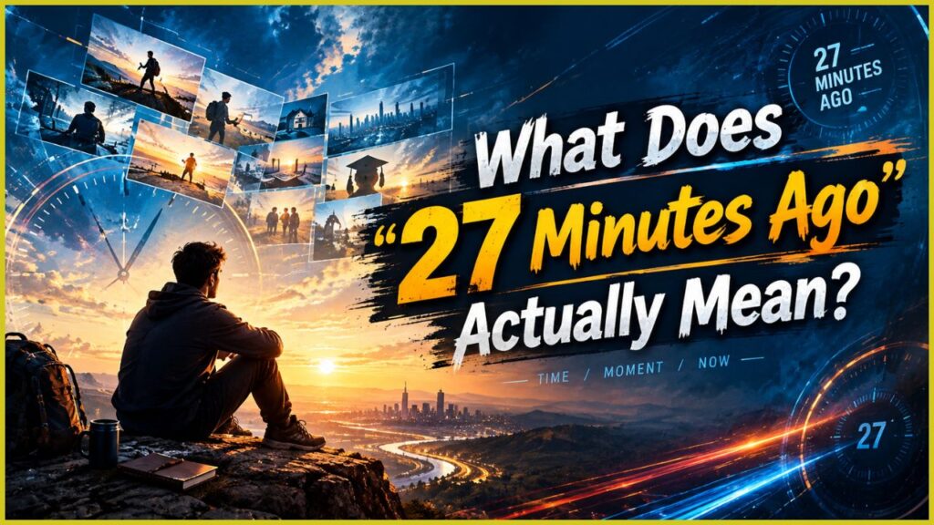 What Does “27 Minutes Ago” Actually Mean?