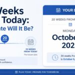 20 Weeks From Today