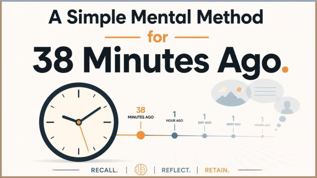 A Simple Mental Method for 38 Minutes Ago