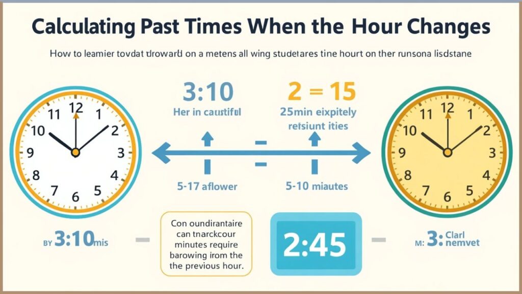 Calculating Past Times When the Hour Changes