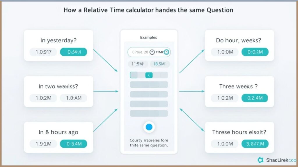 How a Relative Time Calculator Handles the Same Question