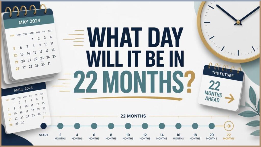 What Day Will It Be in 22 Months