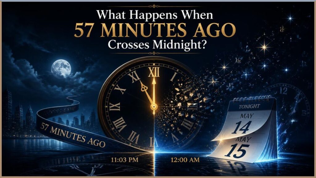 What Happens When 57 Minutes Ago Crosses Midnight