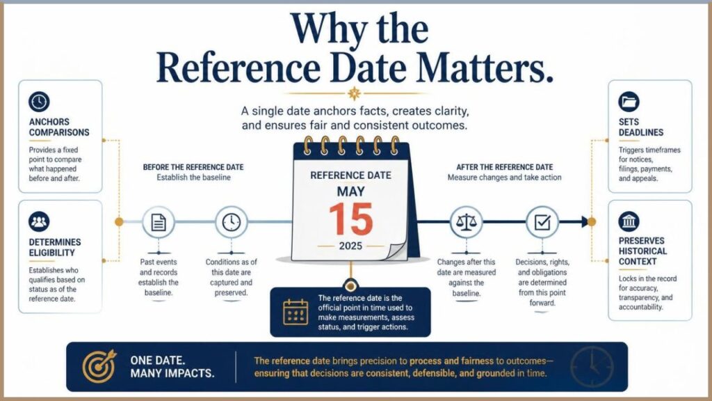 Why the Reference Date Matters