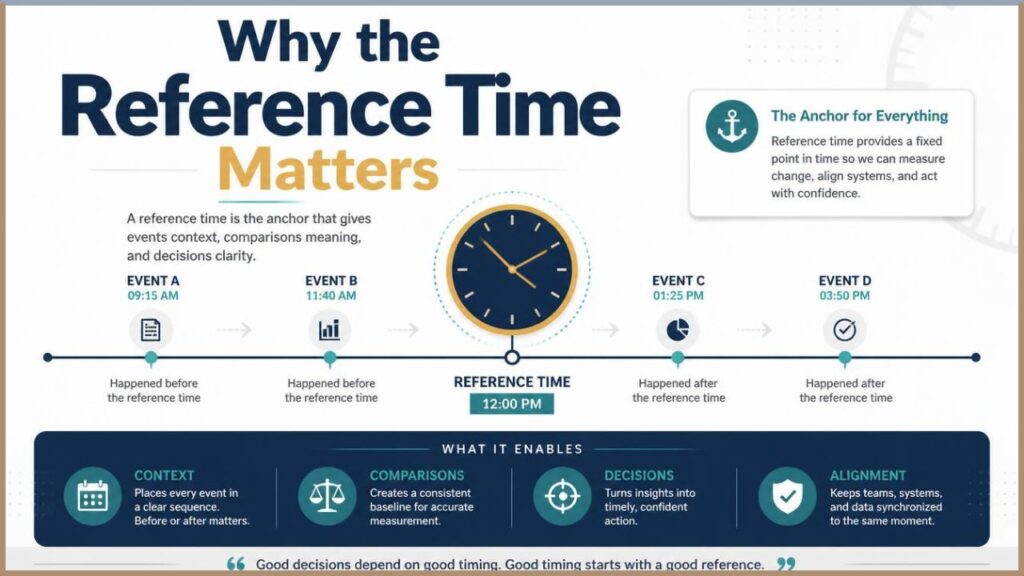 Why the Reference Time Matters